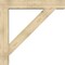 Ekena Millwork Traditional Block Rough Sawn Bracket w/ Offset Brace, Douglas Fir, 8"W x 46"D x 46"H BKT0806X46X46TRA05RDF - alternate 2